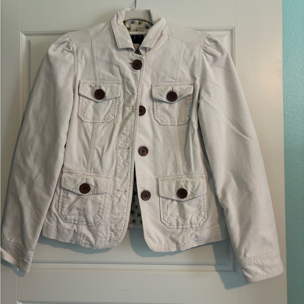 GAP Women's Off-White Utility Jacket